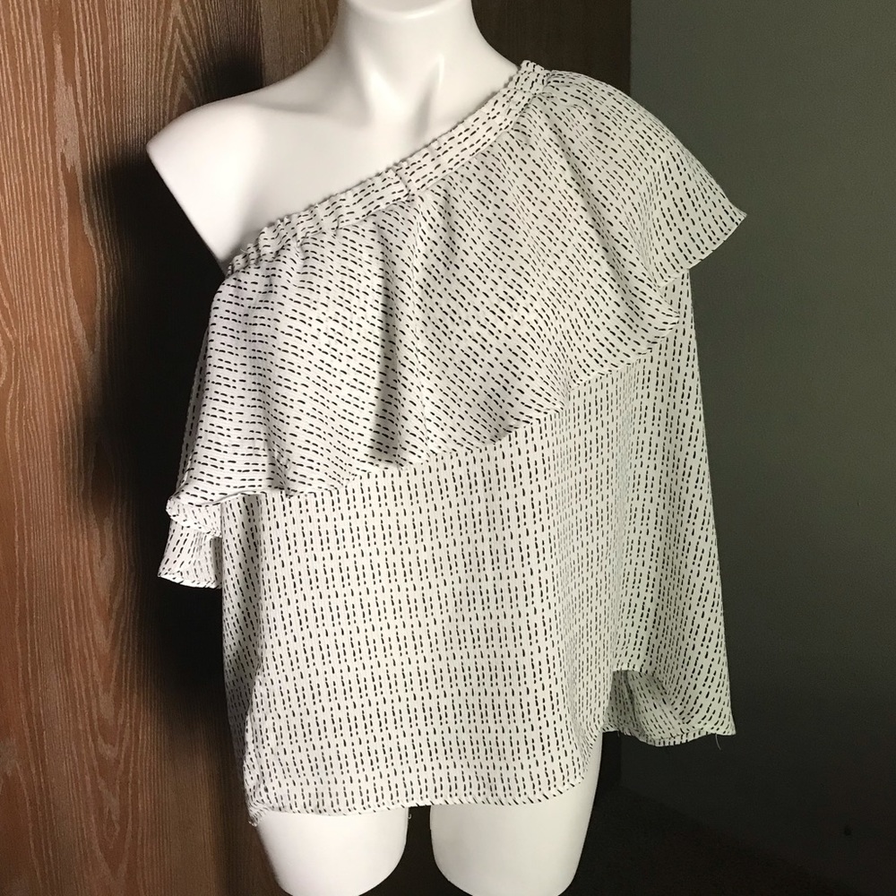 Stitch Fix Collective Concepts One Shoulder Blouse